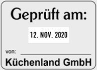 Stempelplatte Colop Expert Data 3860 Abdruck Stempelplatte Colop Expert Data 3860 Abdruck