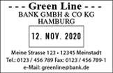 Colop 2660 Dater Green Line Vorschau Colop 2660 Dater Green Line - Vorschau